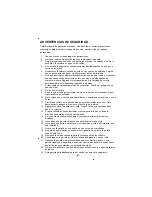 Preview for 21 page of DeLonghi DC36TB series Instruction Manual