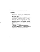 Preview for 37 page of DeLonghi DC36TB series Instruction Manual