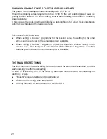 Preview for 22 page of DeLonghi DE 302 IB-1 Installation And Service Instructions Use And Care Instructions