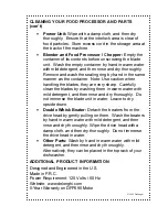 Preview for 21 page of DeLonghi DFP690 Series Instruction Manual