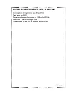 Preview for 45 page of DeLonghi DFP690 Series Instruction Manual