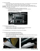 Preview for 12 page of Delphi TNR800 - Navigation System With DVD-ROM Installation Instructions Manual