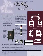 Preview for 2 page of DelRay RIO DX CAST STOVE Features