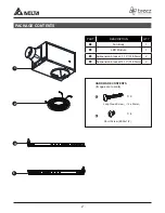 Preview for 2 page of DELTA BREEZ 80LED-REC Instructions Manual