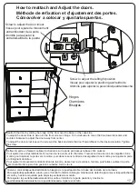 Preview for 17 page of Delta Children Ravello 4 Drawer Combo Chest Assembly Instructions Manual