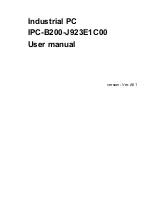 Preview for 1 page of Delta Electronics IPC-B200-J923E1C00 User Manual