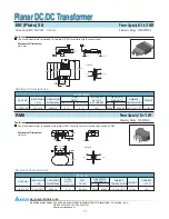 Delta Electronics Planar DC/DC Transformer E/E (Plate) 58 Specification Sheet preview