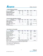 Preview for 2 page of Delta Electronics SFP Bi-Directional Transceiver Module SPBD-155E4J1R Specification Sheet