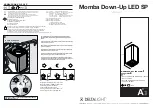 Preview for 1 page of Delta Light Momba Down-Up LED SP Manual