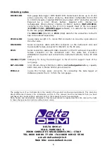 Preview for 6 page of Delta OHM HD2013-DB Manual