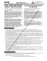 Preview for 1 page of Delta-q QuiQ 912-24 series Product Manual