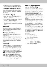 Preview for 8 page of DELTA-SPORT Crivit 300599 Instructions For Use Manual