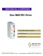 Delta Tau Geo MACRO User Manual And Reference Manual preview