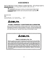 Preview for 39 page of Delta 16 SM600 Instruction Manual