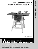 Preview for 1 page of Delta 36-649 Instruction Manual