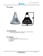 Preview for 3 page of Delta LED Energy Saving Lamp P8DT-15A Specification