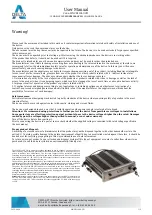 Delta MNVR1104-GCW User Manual preview