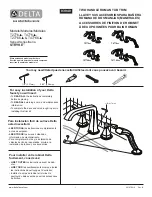 Preview for 1 page of Delta STRYKE T2776 Manual