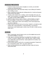 Preview for 4 page of Deltran Battery Tender 1000Amp User Manual