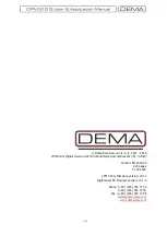 Preview for 225 page of DEMA CPM 310 G User Manual