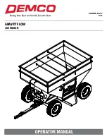 Demco 365 WAGON Operator'S Manual preview