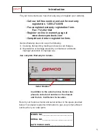 Preview for 5 page of Demco 9CCRTB14 Operator'S Manual