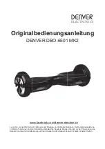 DEN DBO-6501 MK2 Original Instruction preview