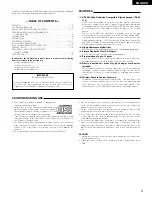 Preview for 5 page of Denon 270 Operating Instructions Manual