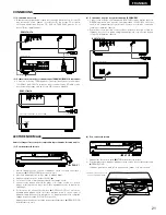 Preview for 21 page of Denon 270 Operating Instructions Manual