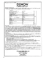 Preview for 156 page of Denon AirPlay AVR-4311CI Owner'S Manual