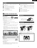 Preview for 9 page of Denon DCD-SA1 Operating Instructions Manual