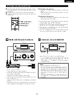 Preview for 15 page of Denon DCD-SA1 Operating Instructions Manual