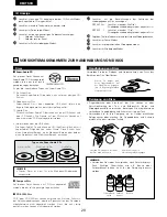 Preview for 20 page of Denon DCD-SA1 Operating Instructions Manual