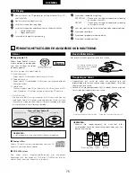 Preview for 75 page of Denon DCD-SA1 Operating Instructions Manual