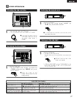 Preview for 27 page of Denon DN-F20R Operating Instructions Manual