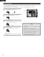 Preview for 28 page of Denon DN-F20R Operating Instructions Manual