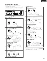 Preview for 24 page of Denon DN-M1050R Operating Instructions Manual