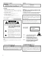 Preview for 2 page of Denon DN-M991R Operating Instructions Manual