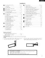 Preview for 7 page of Denon DN-M991R Operating Instructions Manual