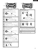 Preview for 27 page of Denon DN-M991R Operating Instructions Manual