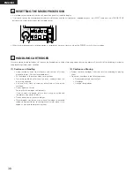 Preview for 38 page of Denon DN-M991R Operating Instructions Manual