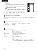 Preview for 32 page of Denon RC-8000 Operating Instructions Manual