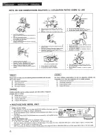 Preview for 6 page of Denon TU-280 Operating Instructions Manual