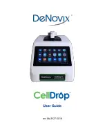 Preview for 1 page of DeNovix CellDrop User Manual