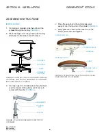 Preview for 9 page of DentalEZ Heritage Generation Stool User Manual