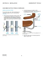 Preview for 11 page of DentalEZ Heritage Generation Stool User Manual