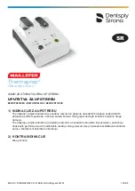 Preview for 136 page of Dentsply Sirona B00THPR115VUS Instructions For Use Manual