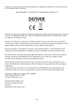 Preview for 38 page of Denver BTH-150 BLUE Instruction Manual