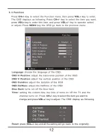 Preview for 14 page of Denver DFT-2614 Operating Instructions Manual