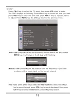 Preview for 15 page of Denver DFT-2614 Operating Instructions Manual